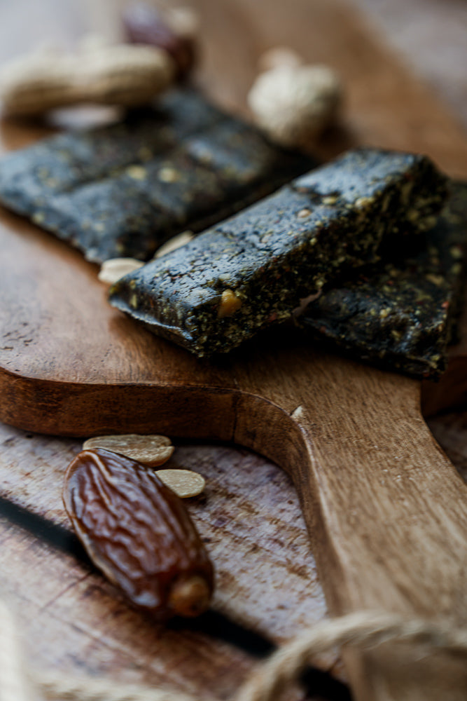 SPI-QUICK · Barre énergétique · Dattes, Cacahuètes & Spiruline