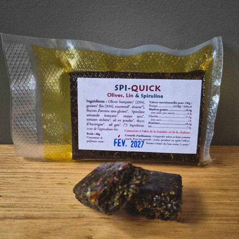 SPI-QUICK · Tomates, Olives & Spiruline